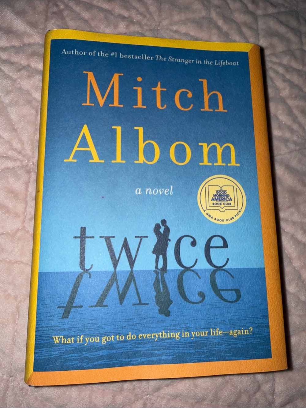 Harper Mitch Albom Twice - Blue and Yellow Hardcover